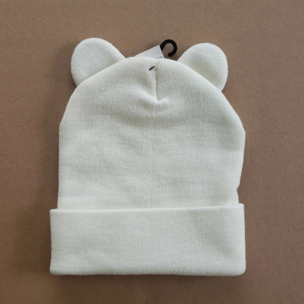 NEW GUESS Rhinestone Cat Ear Beanie